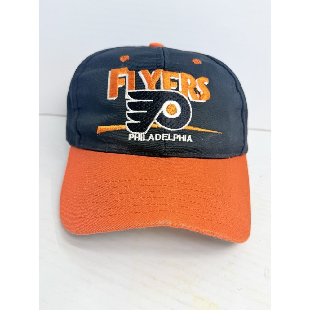 Vintage 90s Philadelphia Flyers Twins Enterprise Snapback Hat NHL USA Made